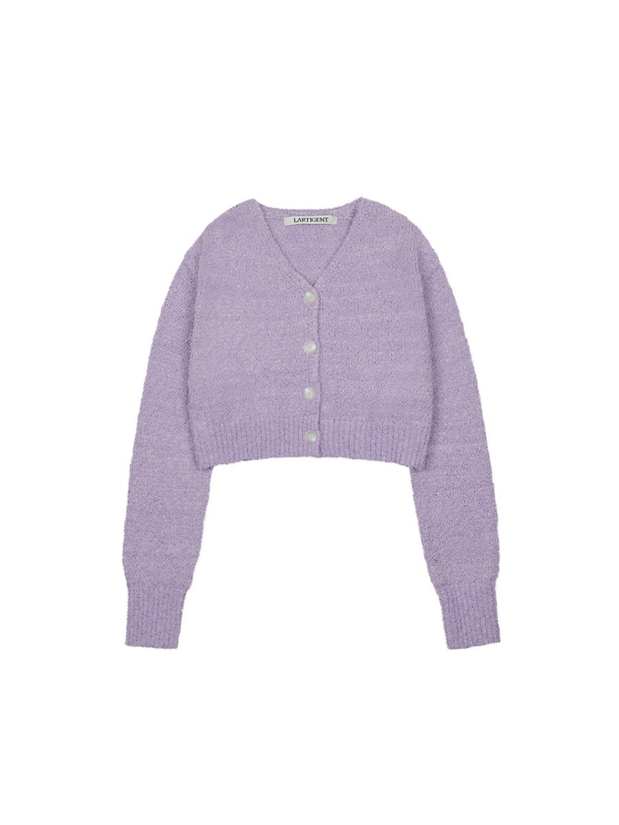LARTIGENT L5 POPCORN CARDIGAN SET
