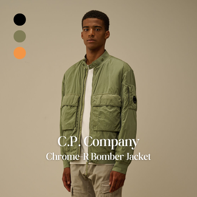 【代購】C.P. Company Chrome-R Bomber Jacket 機能飛行外套 – 都市防護・輕量挺版