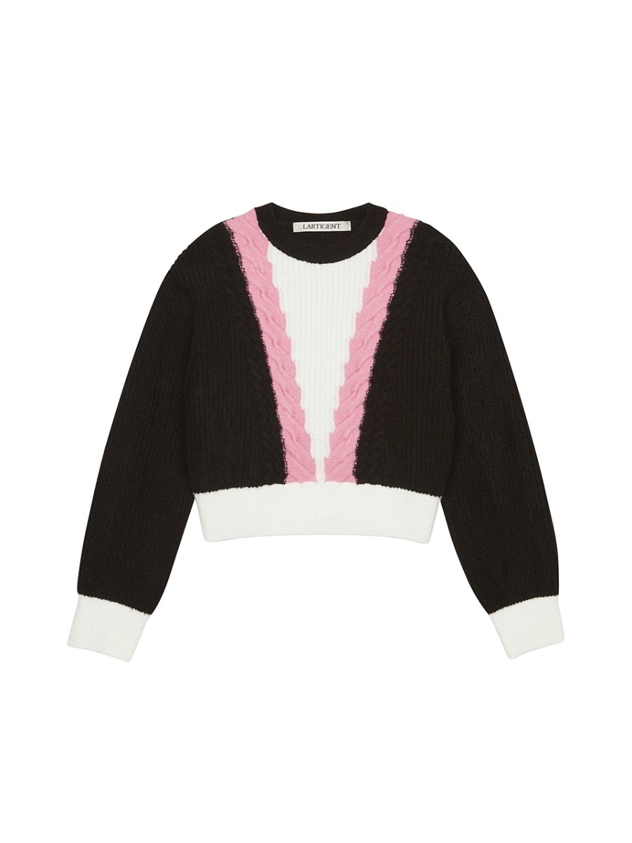 LARTIGENT L6 CABLE COLOR KNIT