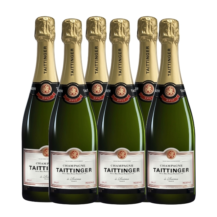 Taittinger Brut Reserve NV (750ml) [Set of 6 bottles] - RP91