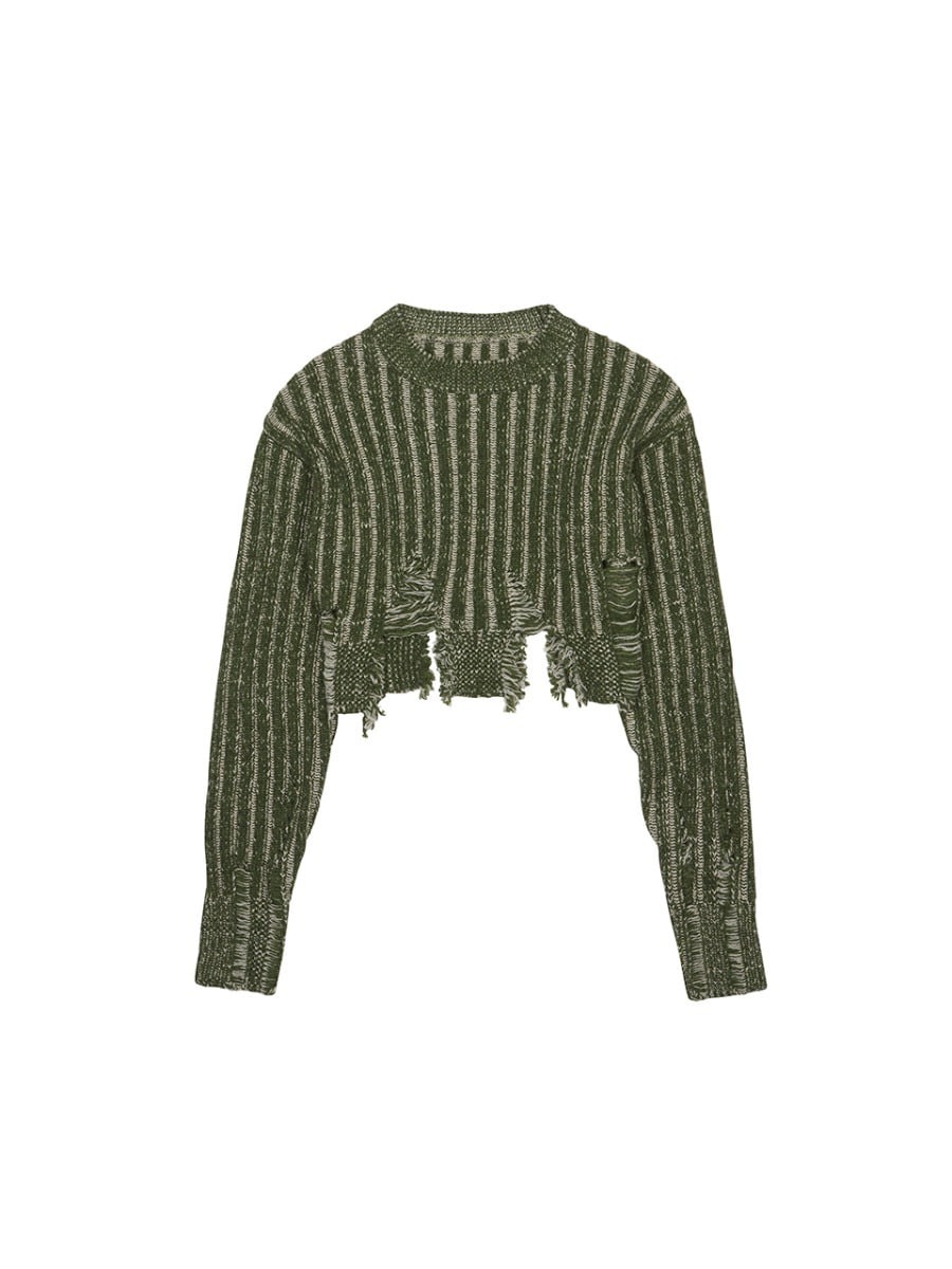 LARTIGENT L7 CROP DAMAGE KNIT