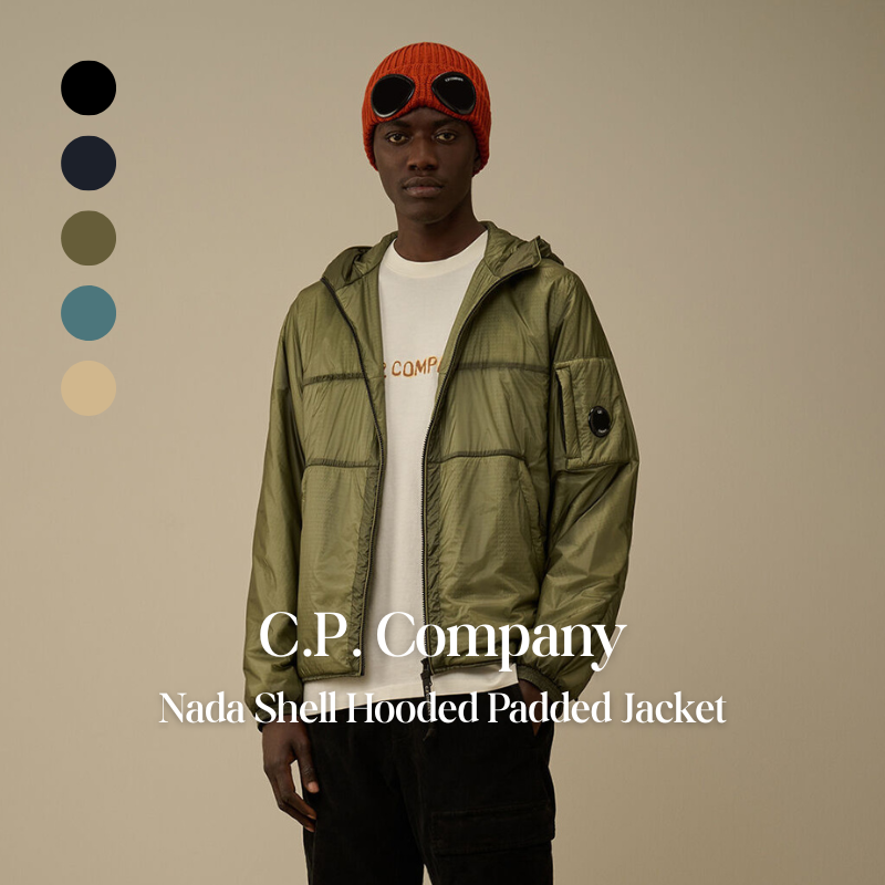 【代購】C.P. Company Nada Shell Hooded Padded Jacket 連帽羽絨外套 – 都市保暖・輕量機能