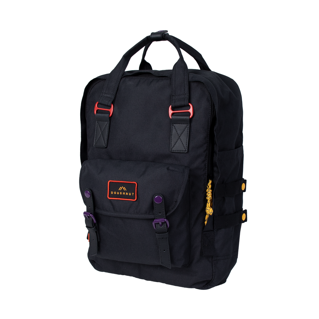Doughnut Macaroon Large Happy Camper Series Backpack 20L - Black