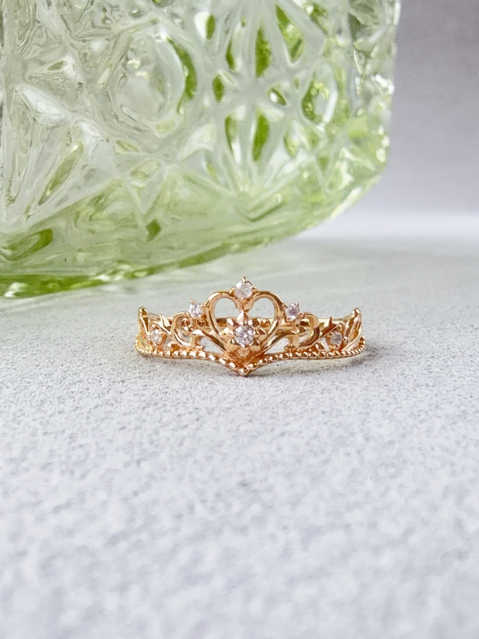 千穗｜蔓冠鑽石戒指