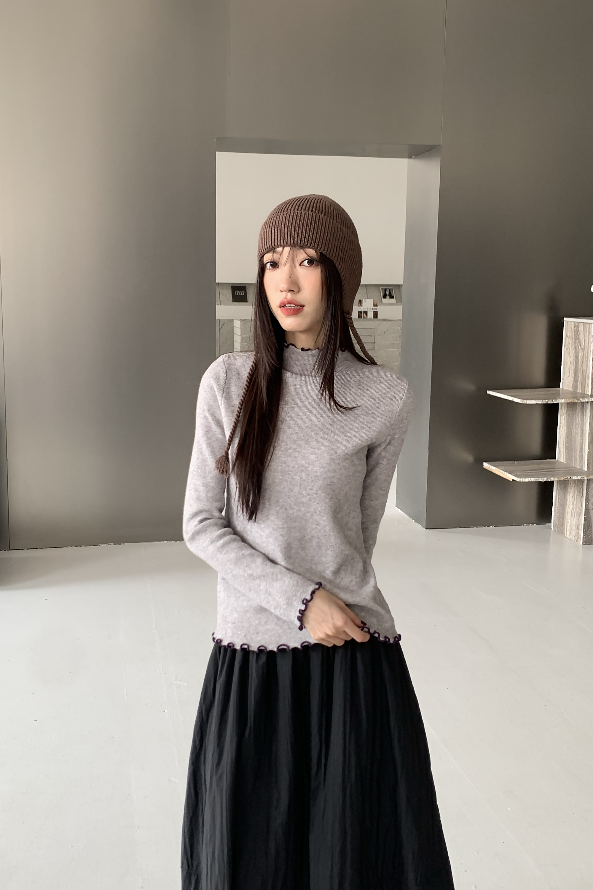 Last Month｜日系撞色滾邊內搭 6色