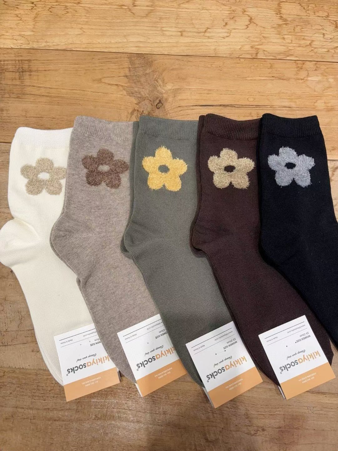 CT5354 毛毛花長襪 (任選5對$75/ 任選10對 $138)