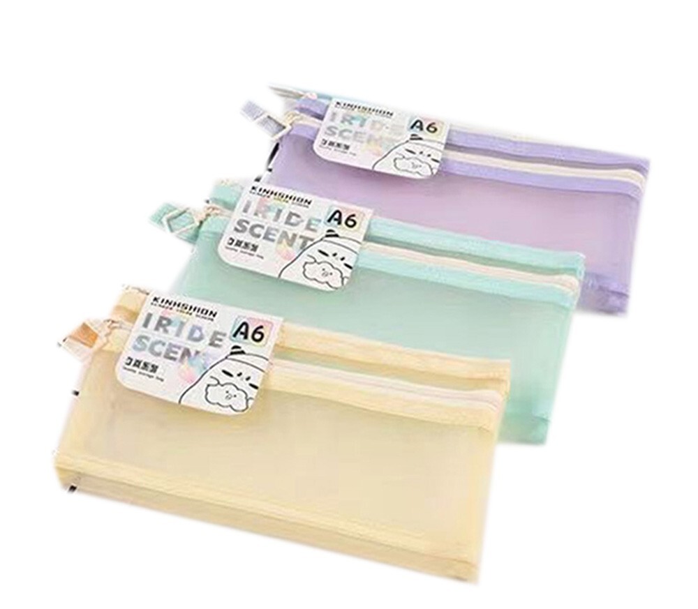 夕嵐雙層筆袋 (顏色隨機出貨)