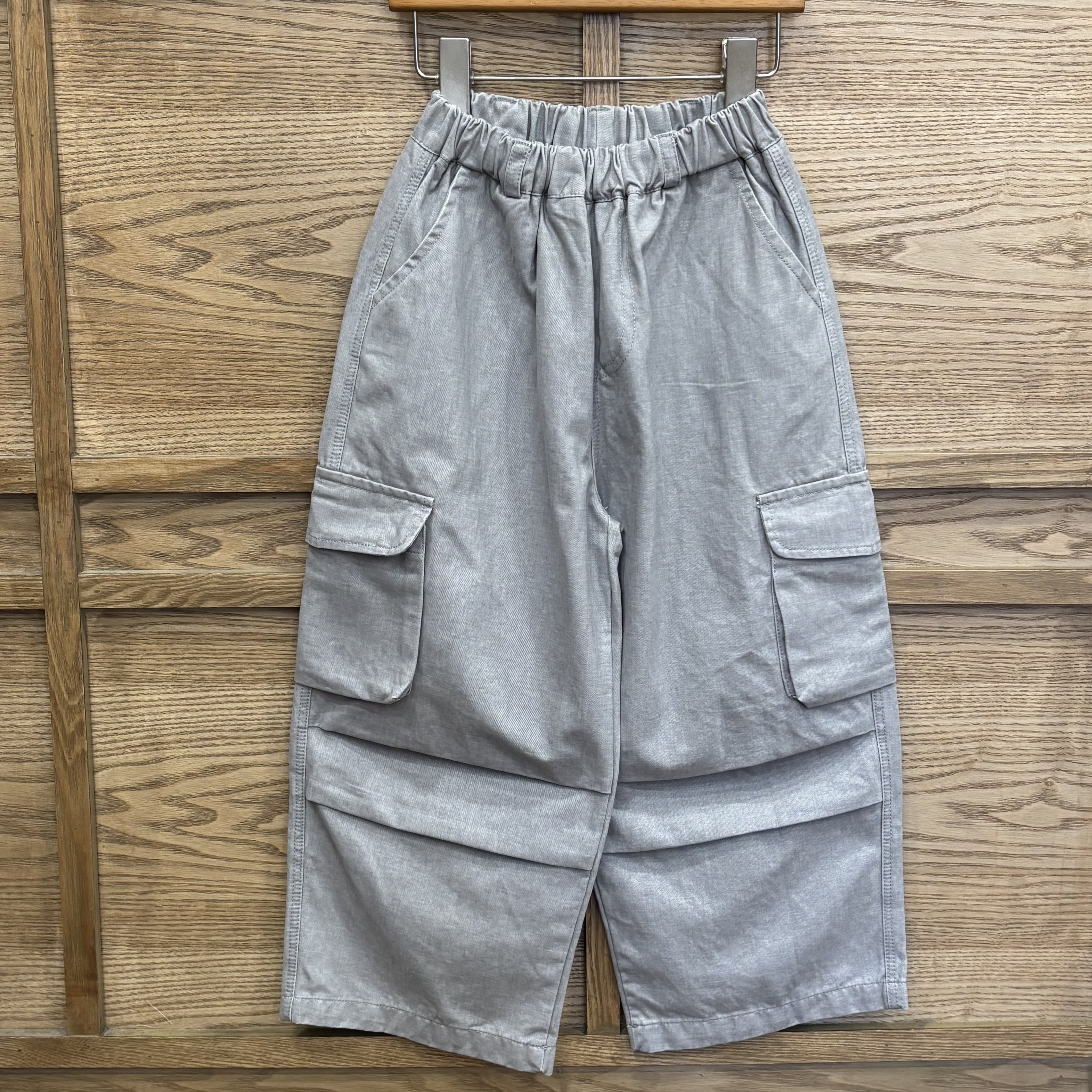 A03320薄款雙口袋工裝褲