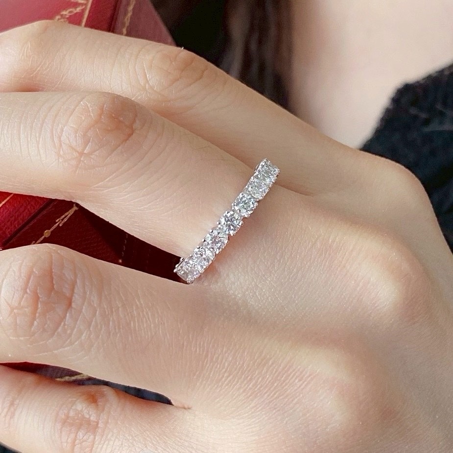 18k ct’水鑽滿鑽排鑽高奢定製戒