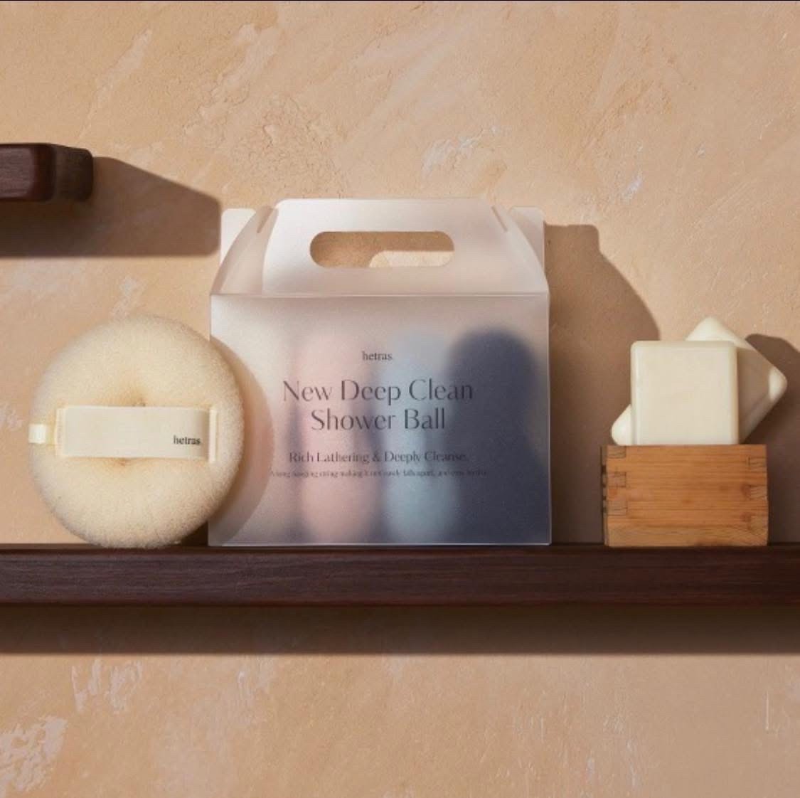 📦預購 hetras-深層清潔沐浴球 4入組🎁