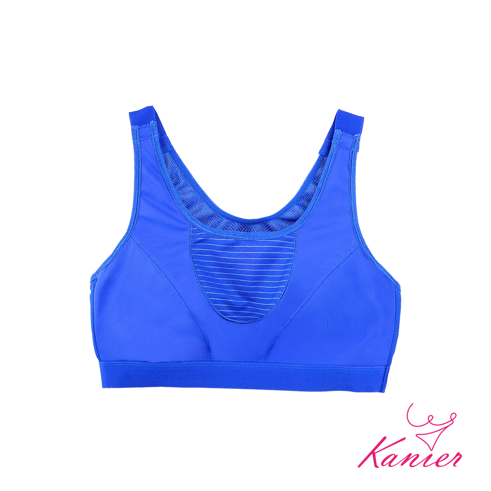 【Kanier卡妮兒】Hi Cool！舒適吸溼排汗運動型內衣【2866 藍色 -M / L / XL / XXL(Q)】