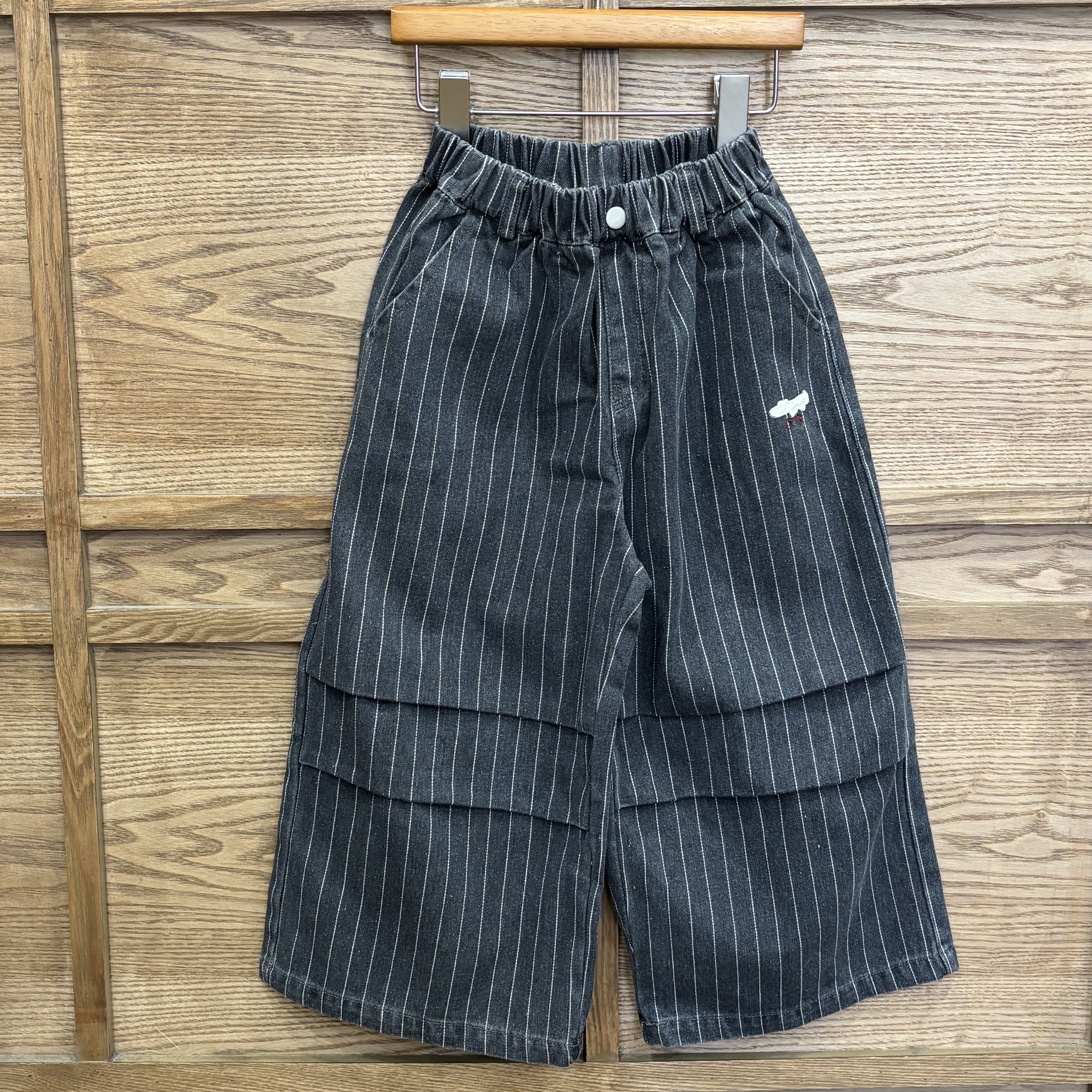 A03317直條紋牛仔褲