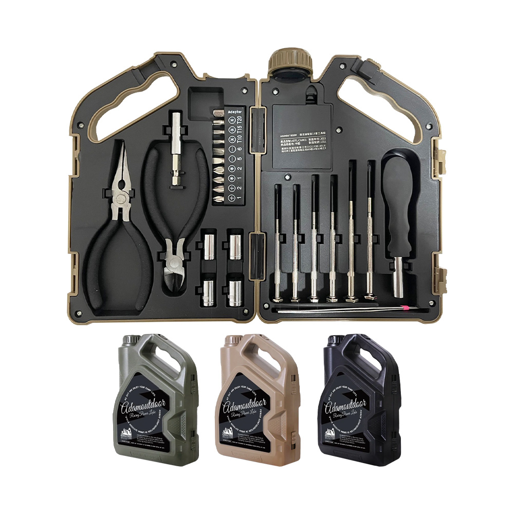 ADAMOUTDOOR 復古油罐型工具組 ADTL-CAN01