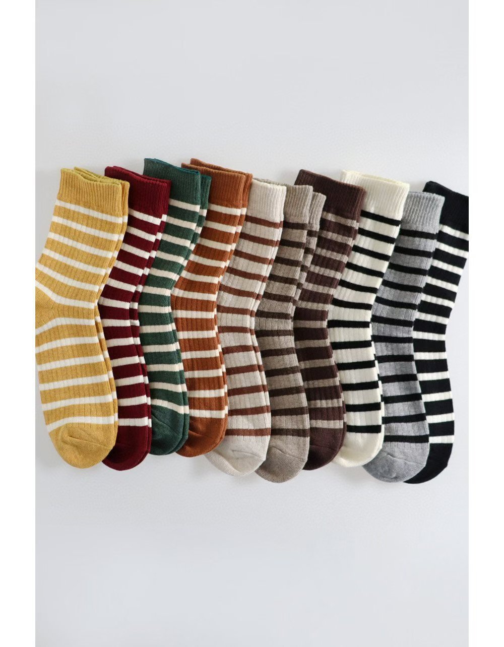 CT5364 幼間條長襪 (任選5對$75/ 任選10對 $138)