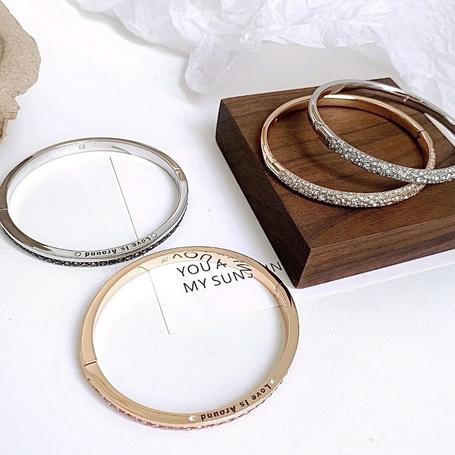 18k SW”24耀眼星辰水晶鑽’高奢定製手鐲