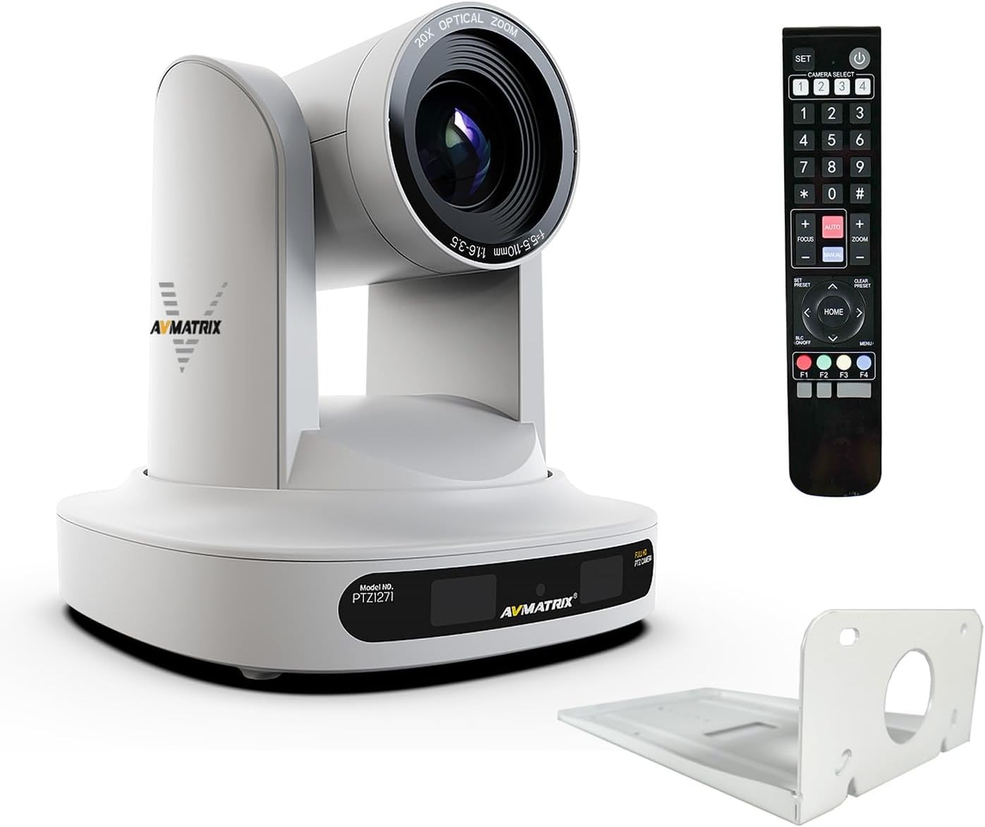 AVMATRIX P20A-WH Eagle AI 追蹤 FHD PTZ 20 倍光學變焦攝控一體攝錄機