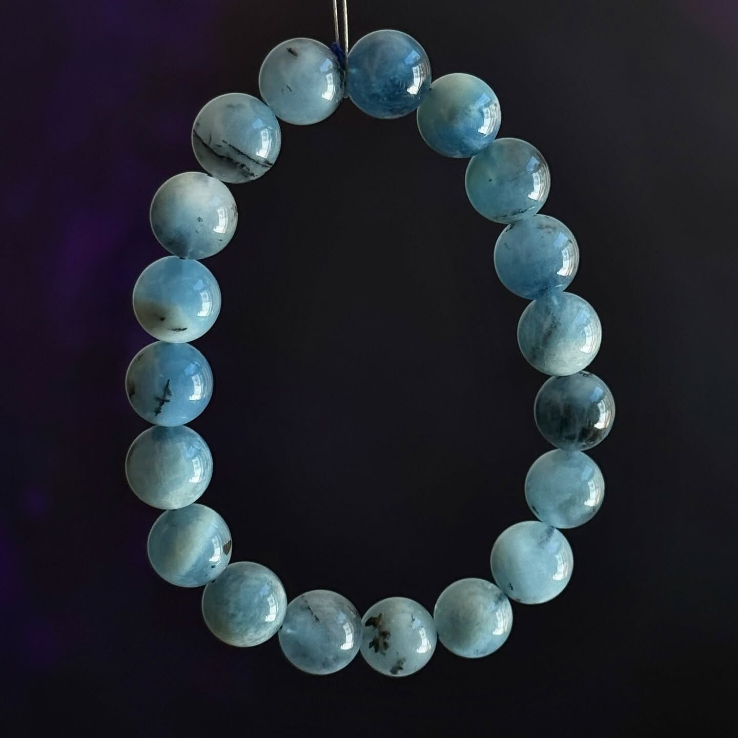 [原石] 魔鬼海藍寶 水晶手串