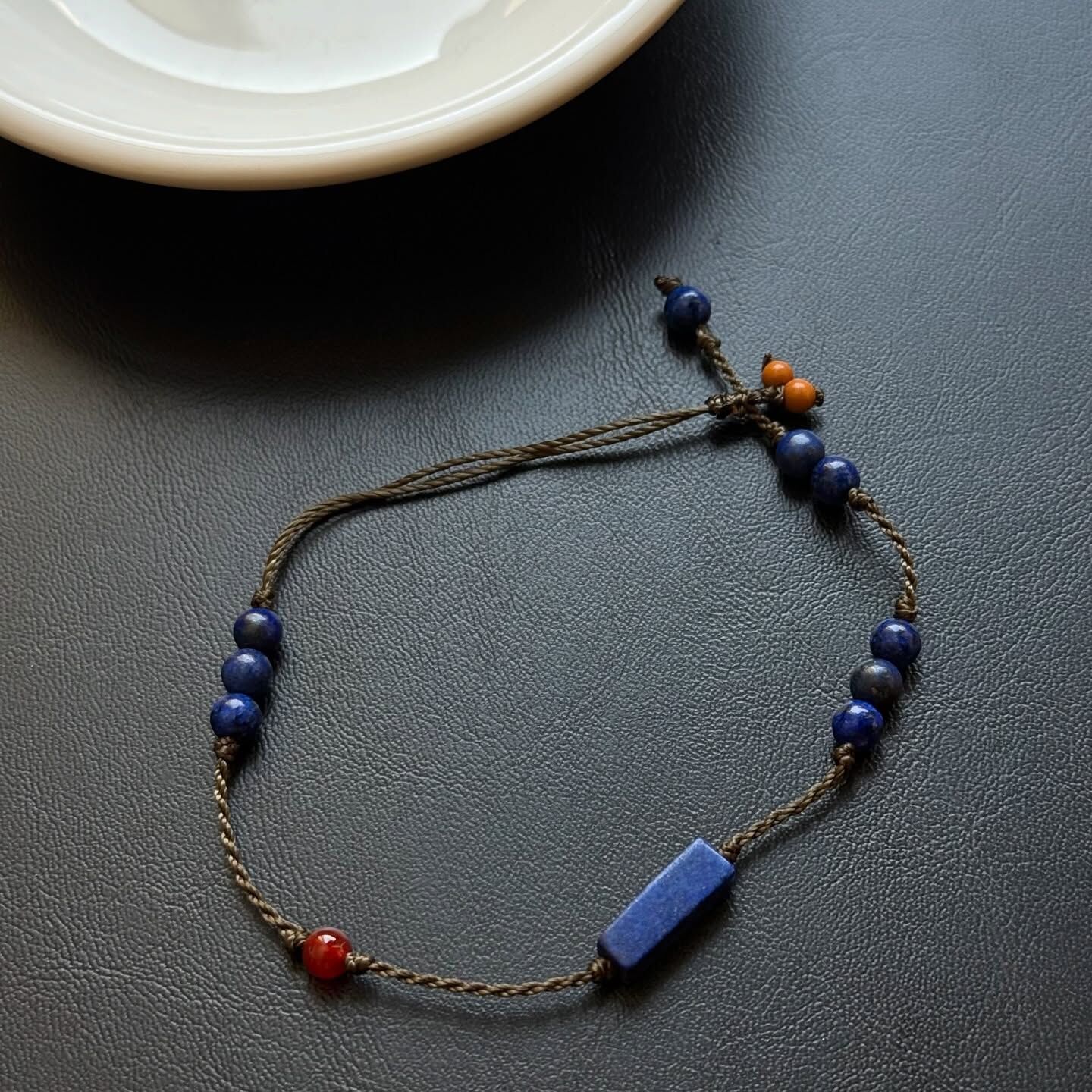 [原石] 青金石 編織手鏈