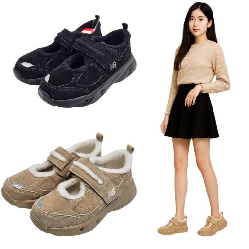 【Luxury】預購 New Balance BREEZE SD220系列 韓國缺貨爆款 最新雪地靴 黑 灰 卡其 毛毛 瑪莉珍鞋 麂皮 機能型 休閒鞋 女鞋 SD2205BE/SD2205BK