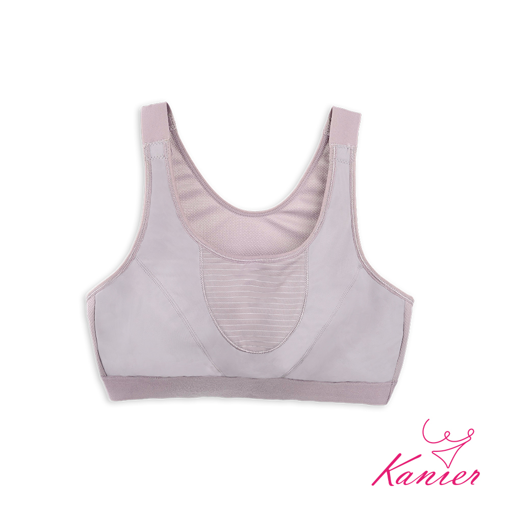 【Kanier卡妮兒】Hi Cool！舒適吸溼排汗運動型內衣【2866 芋色 -M / L / XL / XXL(Q)】