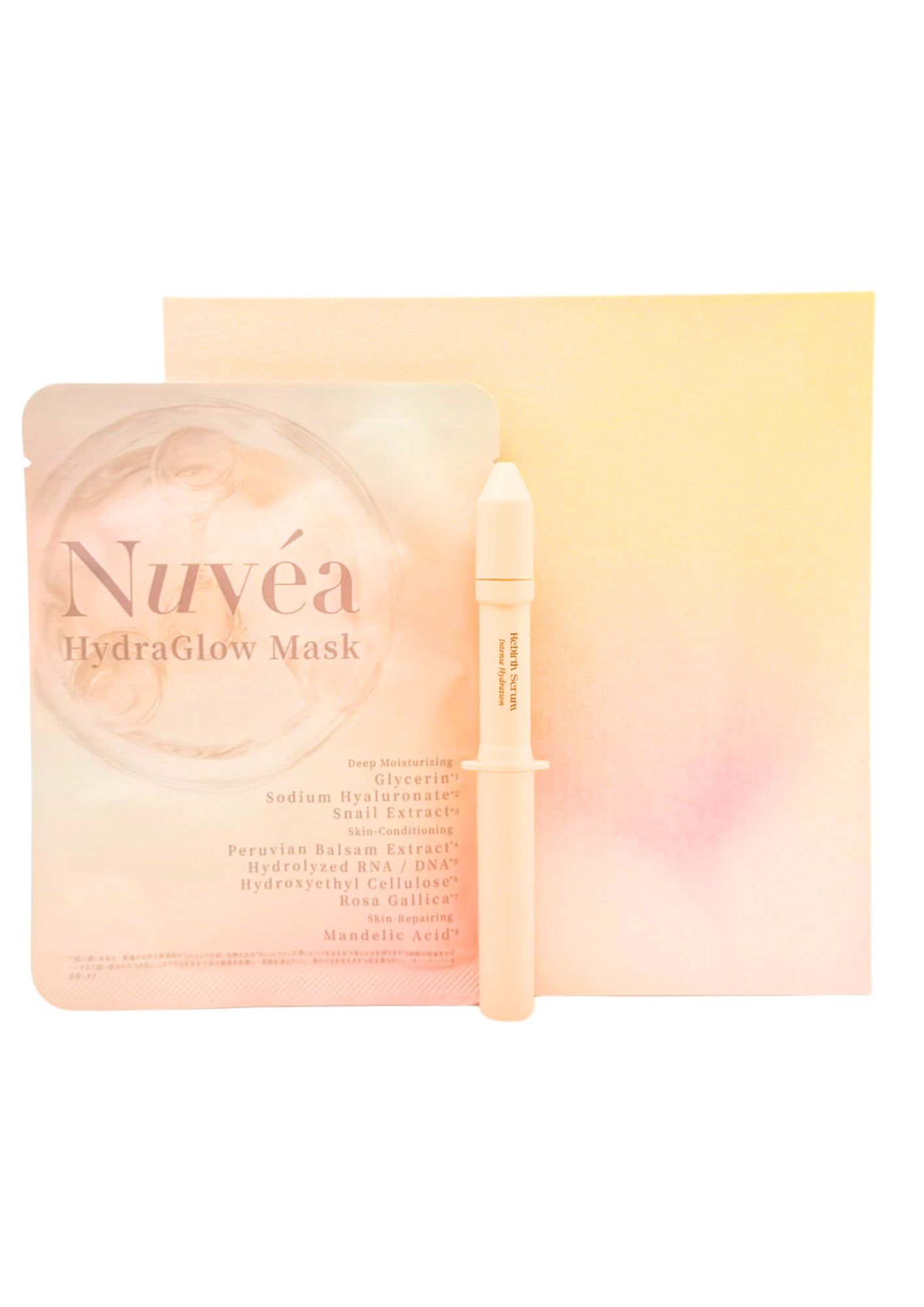 1210PU9-日本元生露NU- RNA HydraGlow Set 再生複合套裝 [6支精華+6片面膜] 買4送1 (HydraGlow Mask & ExoGlow Mask 可混搭) (贈品隨機送出) (A9)