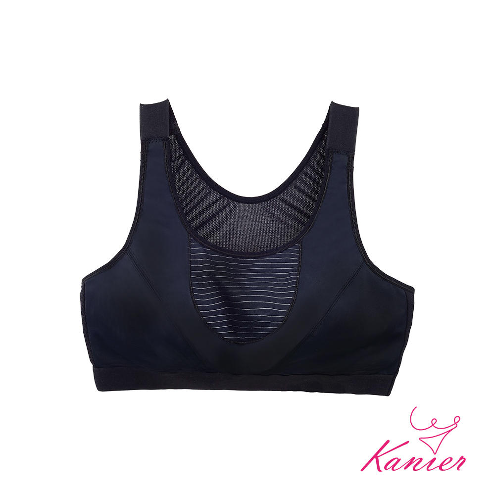 【Kanier卡妮兒】Hi Cool！舒適吸溼排汗運動型內衣【2866 黑色 -M / L / XL / XXL(Q)】
