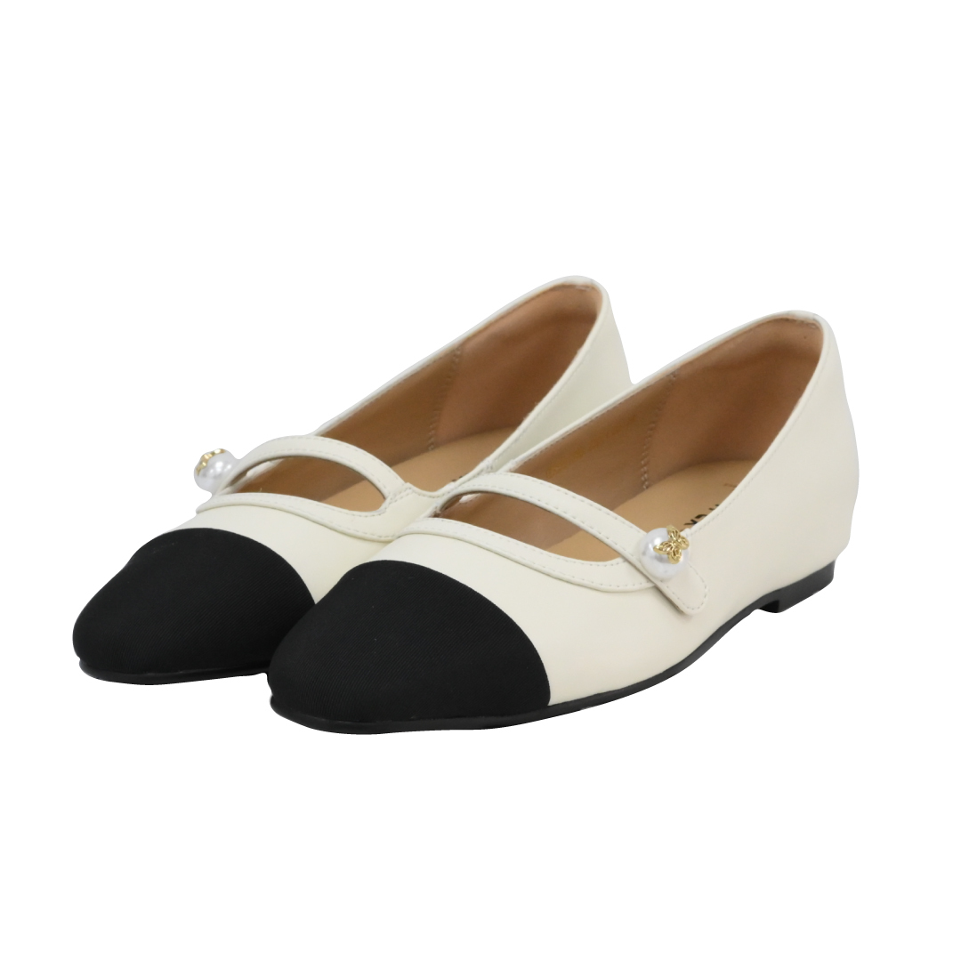 (現+預) 小香風低跟瑪莉珍鞋 -2色