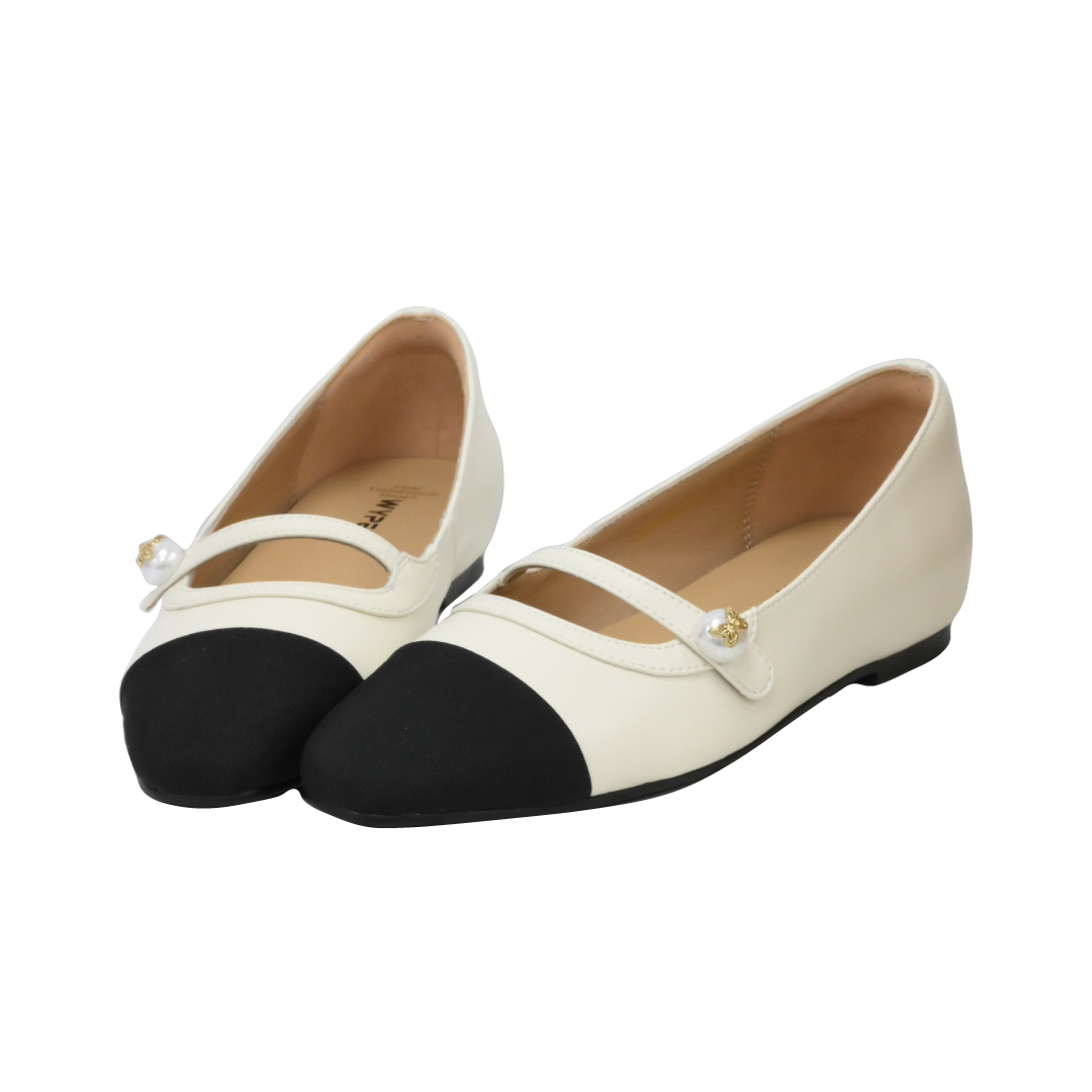 (現+預) 小香風低跟瑪莉珍鞋 -2色