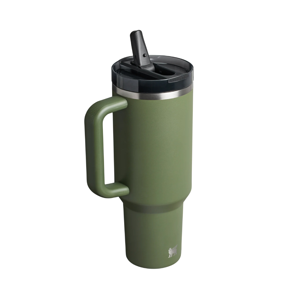 STANLEY 防漏吸管隨手杯 1.18L / 軍綠色