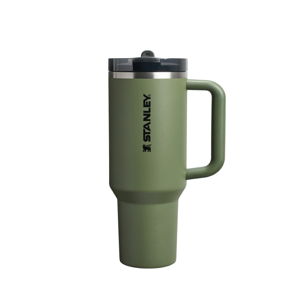 STANLEY 防漏吸管隨手杯 1.18L / 軍綠色