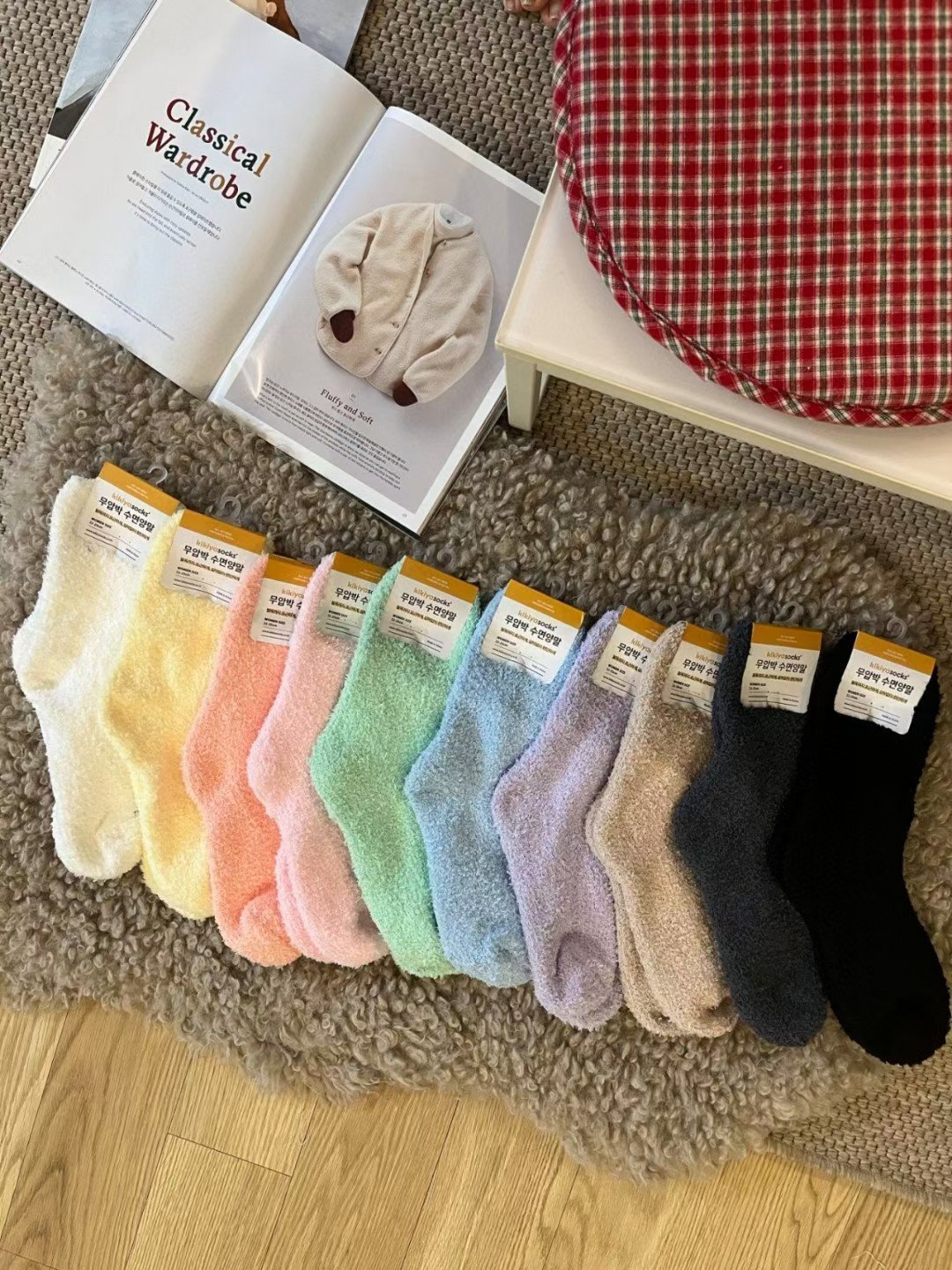 CT5370 糖果色家居睡眠襪 (任選2對$68)