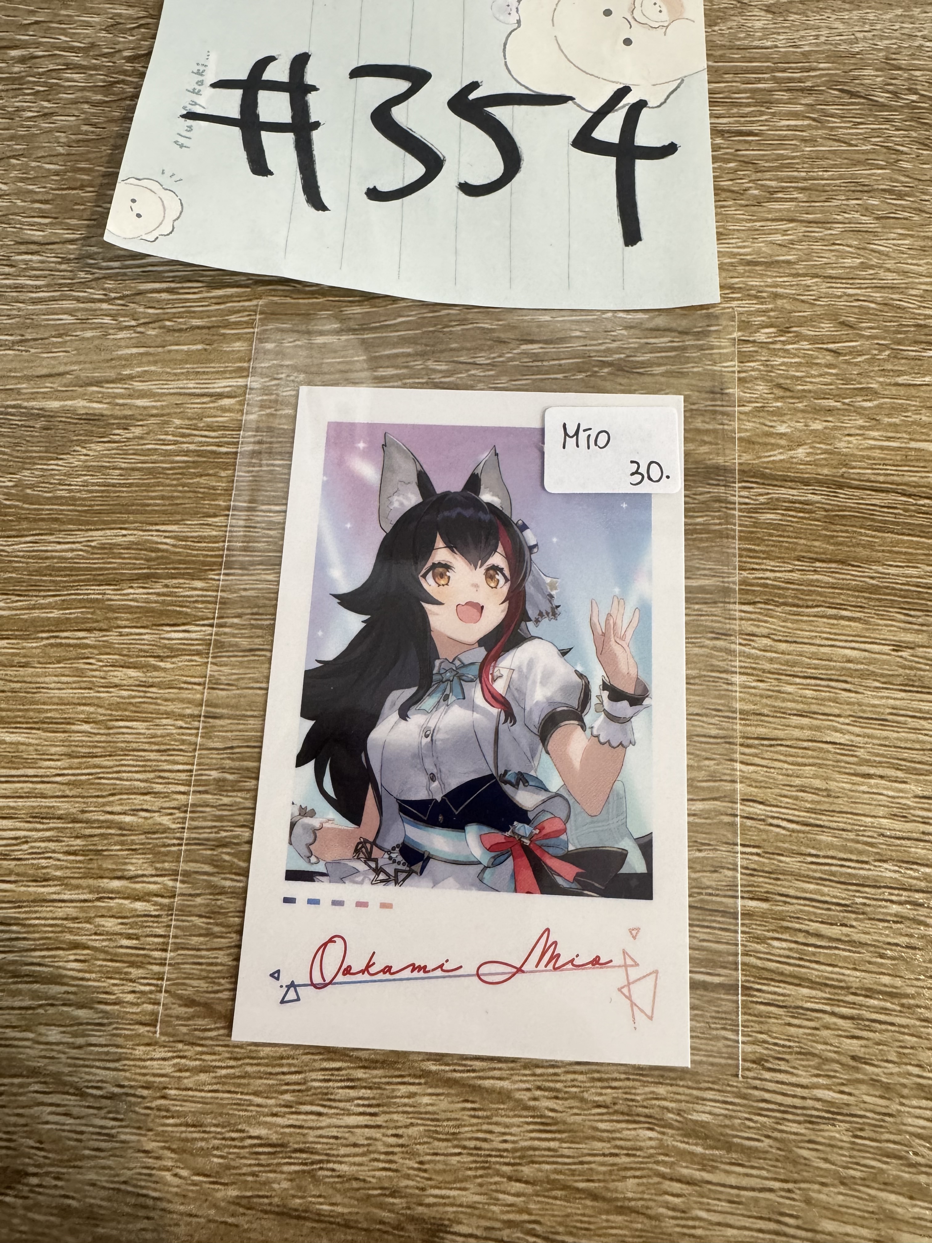 HOLOLIVE mio 拍立得#354