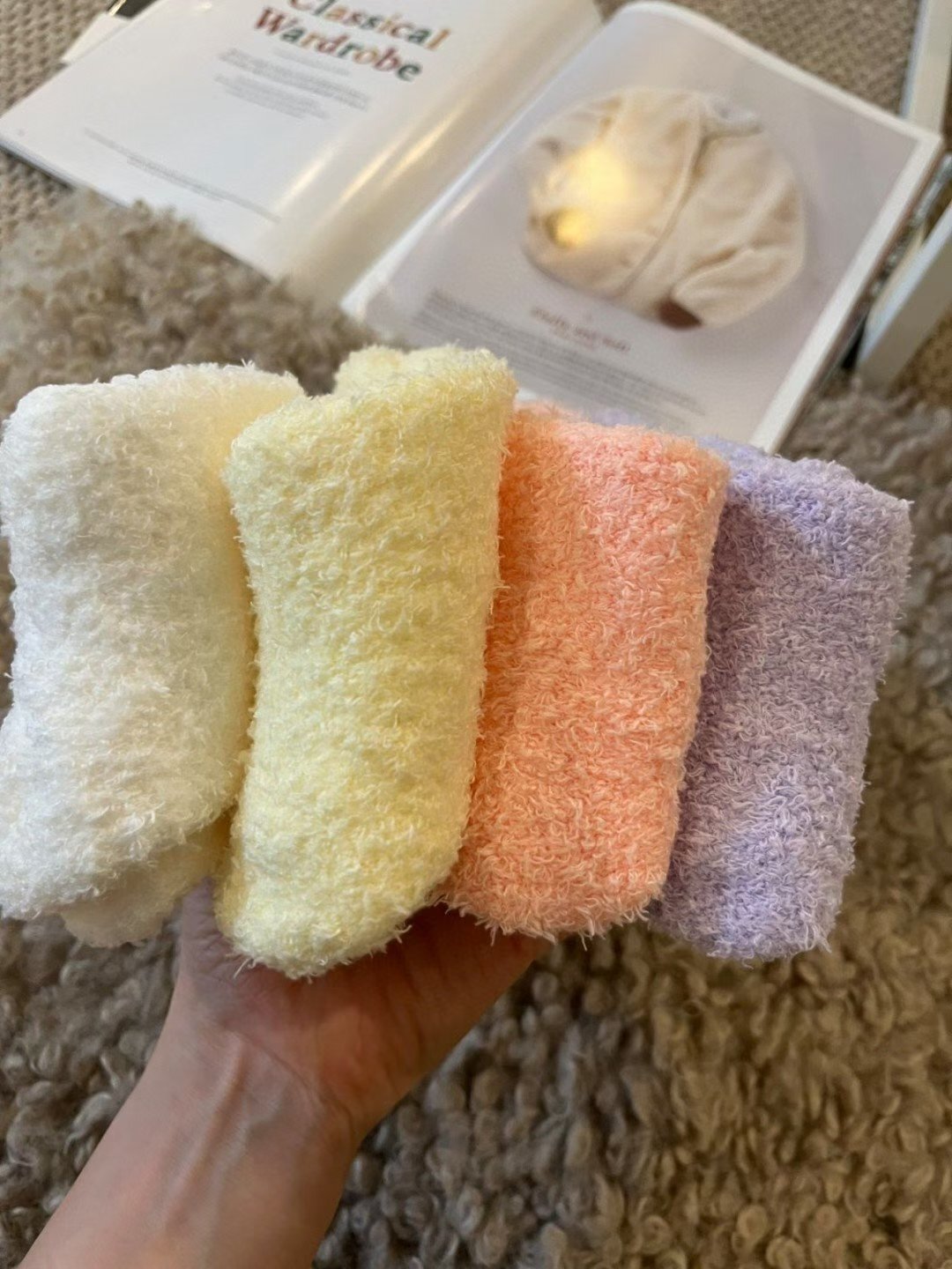 CT5370 糖果色家居睡眠襪 (任選2對$68)