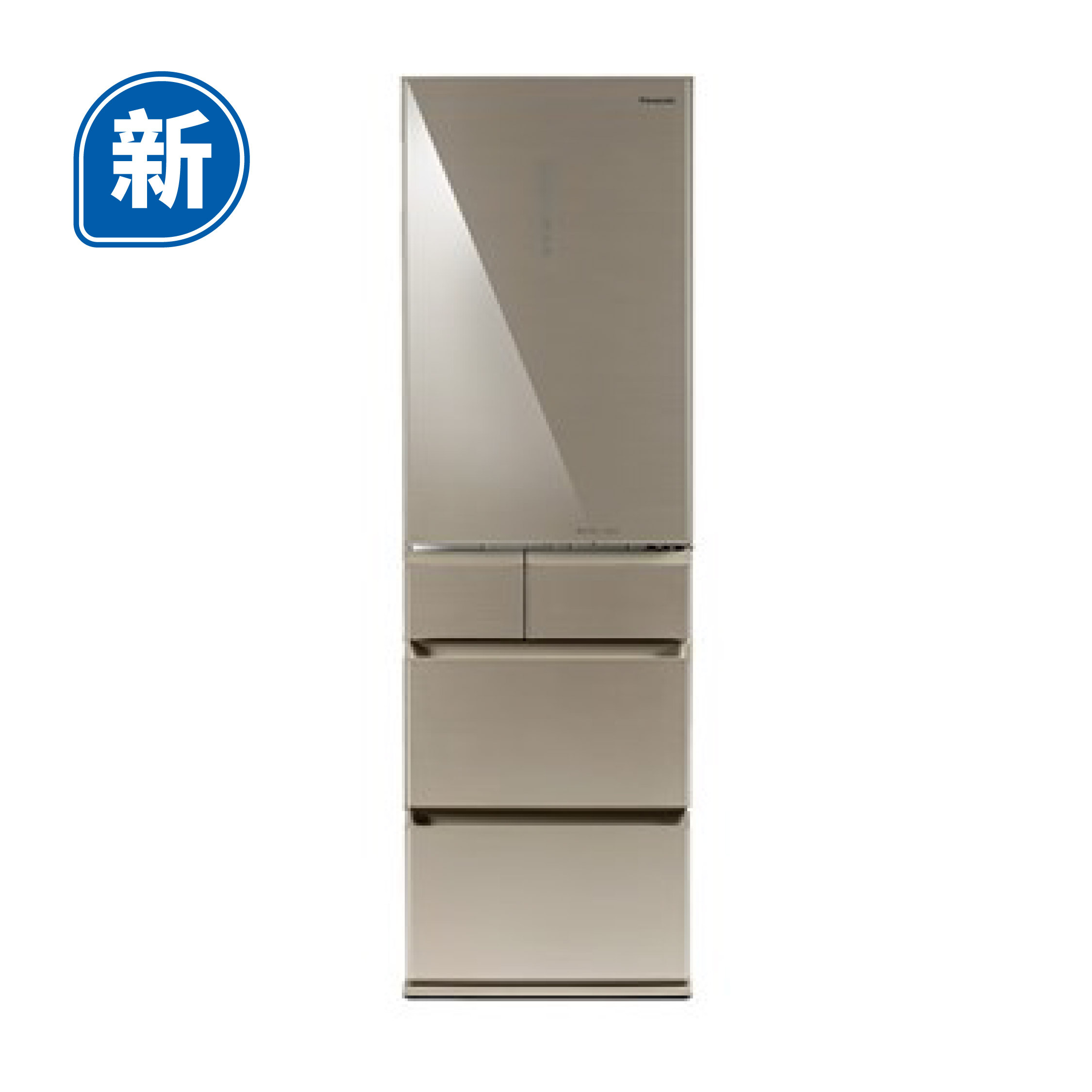 Panasonic 樂聲牌 NR-E412BG-NA 全嵌式五門 "變頻式" 雪櫃 (香檳金)