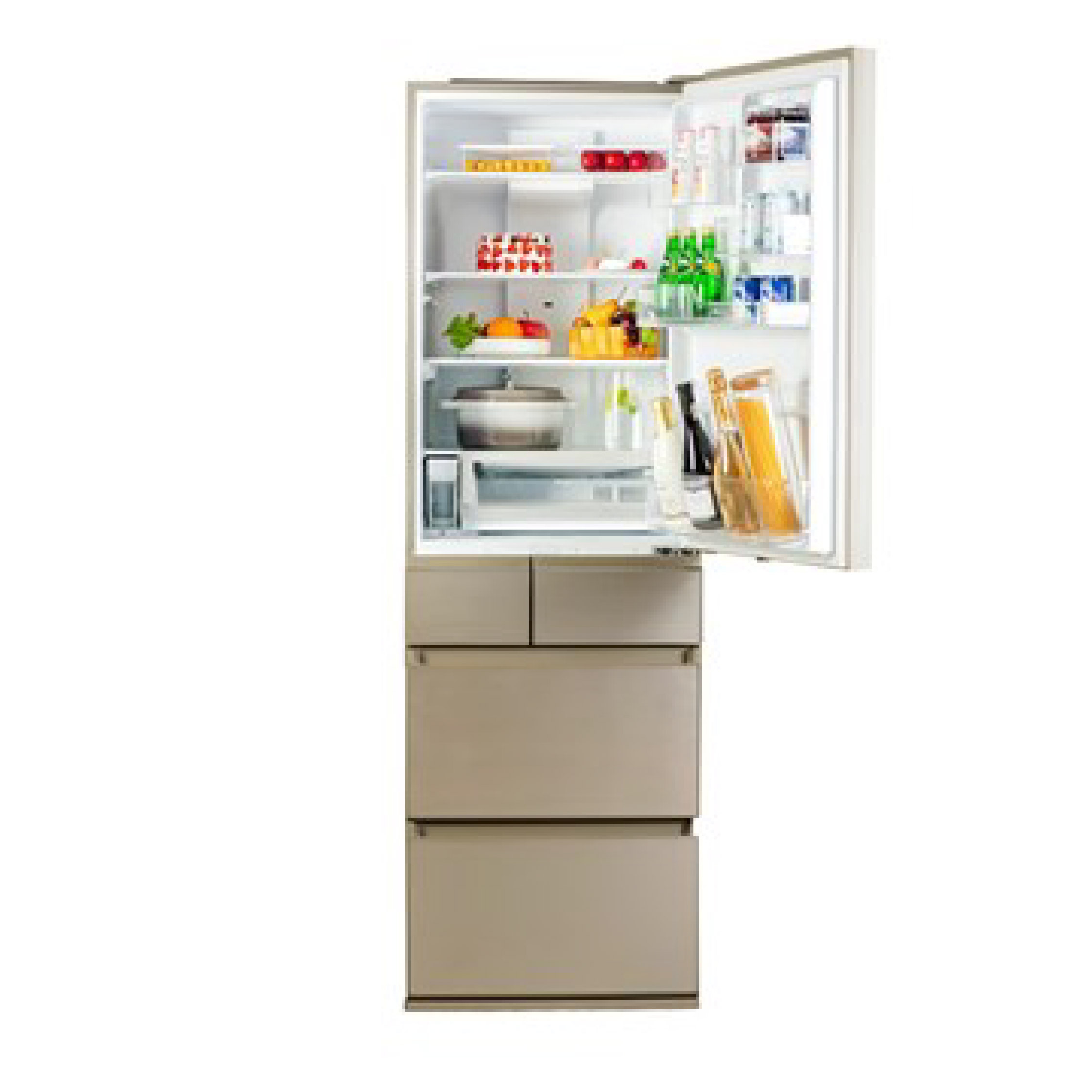 Panasonic 樂聲牌 NR-E412BG-NA 全嵌式五門 "變頻式" 雪櫃 (香檳金)