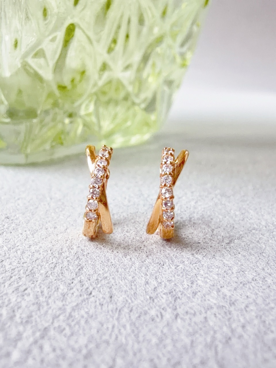 千穗｜交叉耳圈