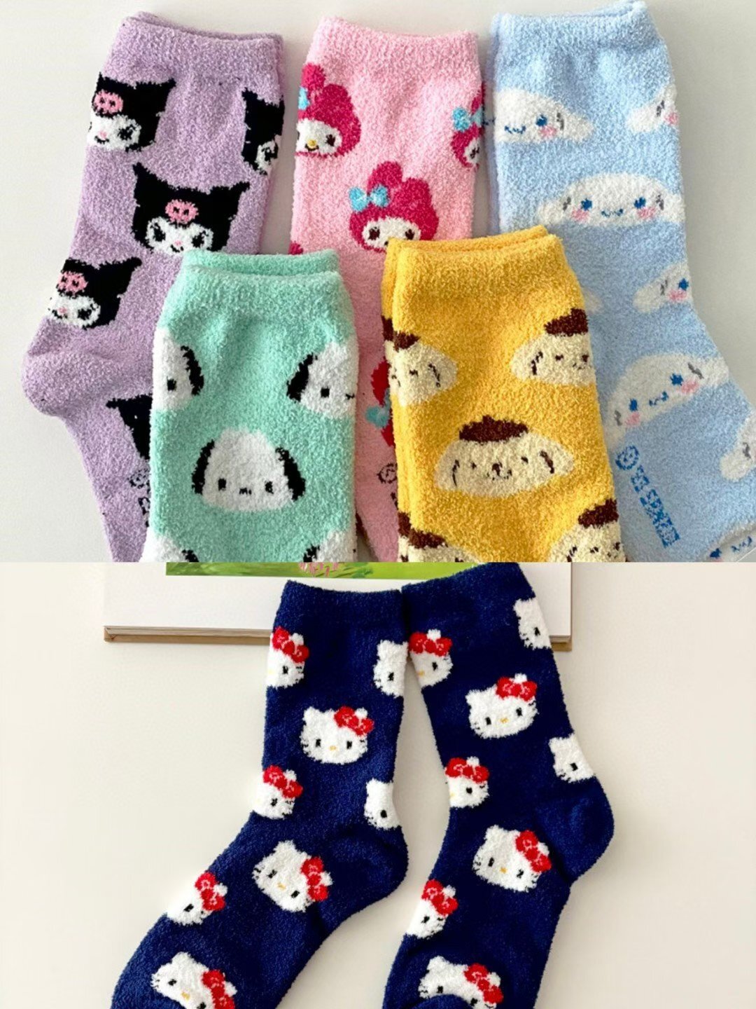 CT5372 三麗鷗睡眠襪 (任選2對$68)