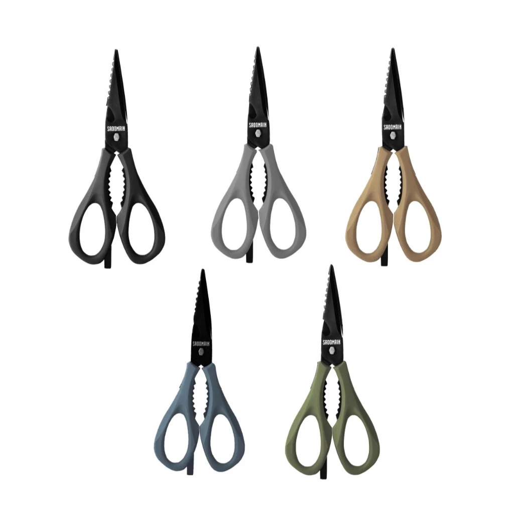 【仙德曼】多功能鈦廚剪 附安全刀鞘+磨刀石