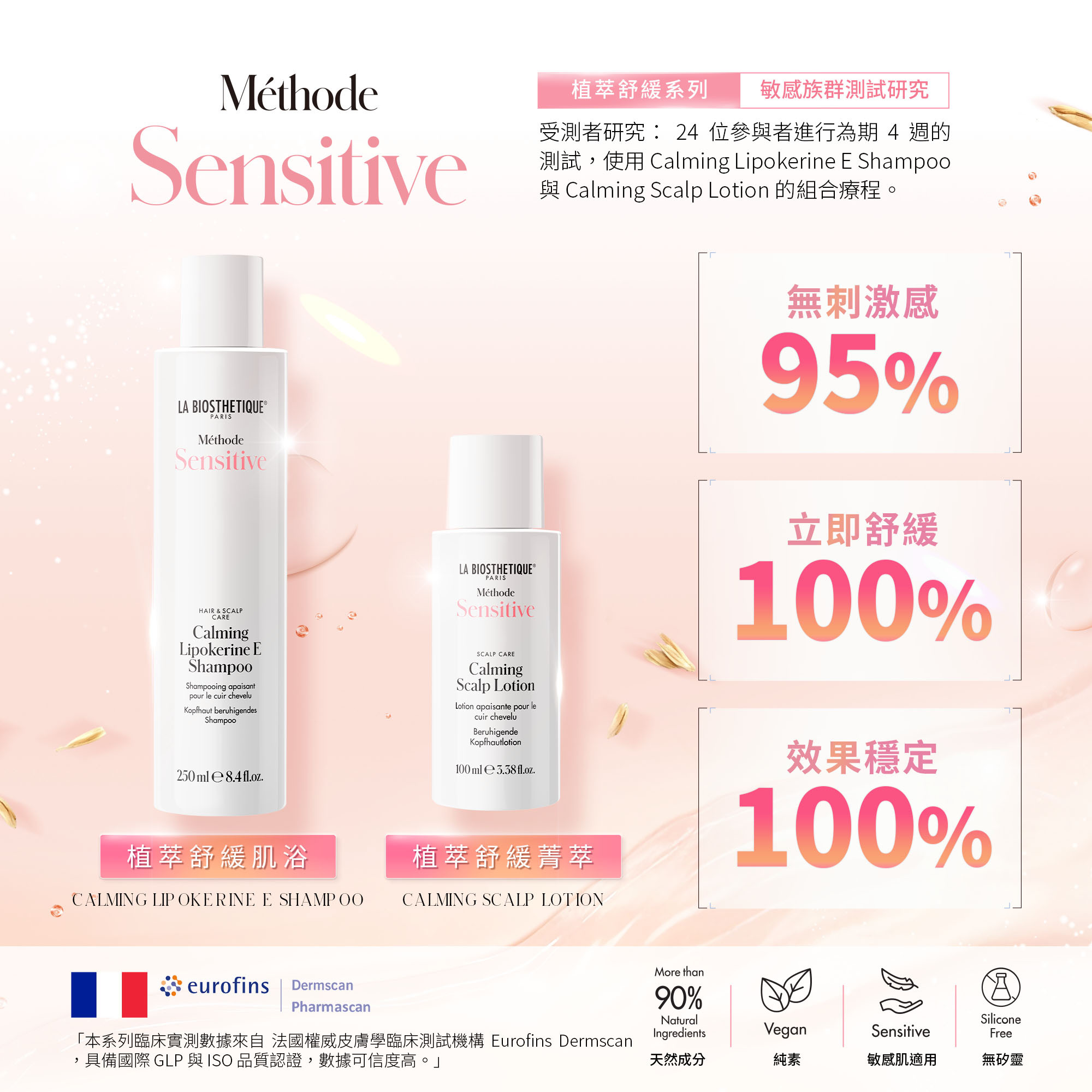 植萃舒緩菁萃,髮妝之鑰,法國LB