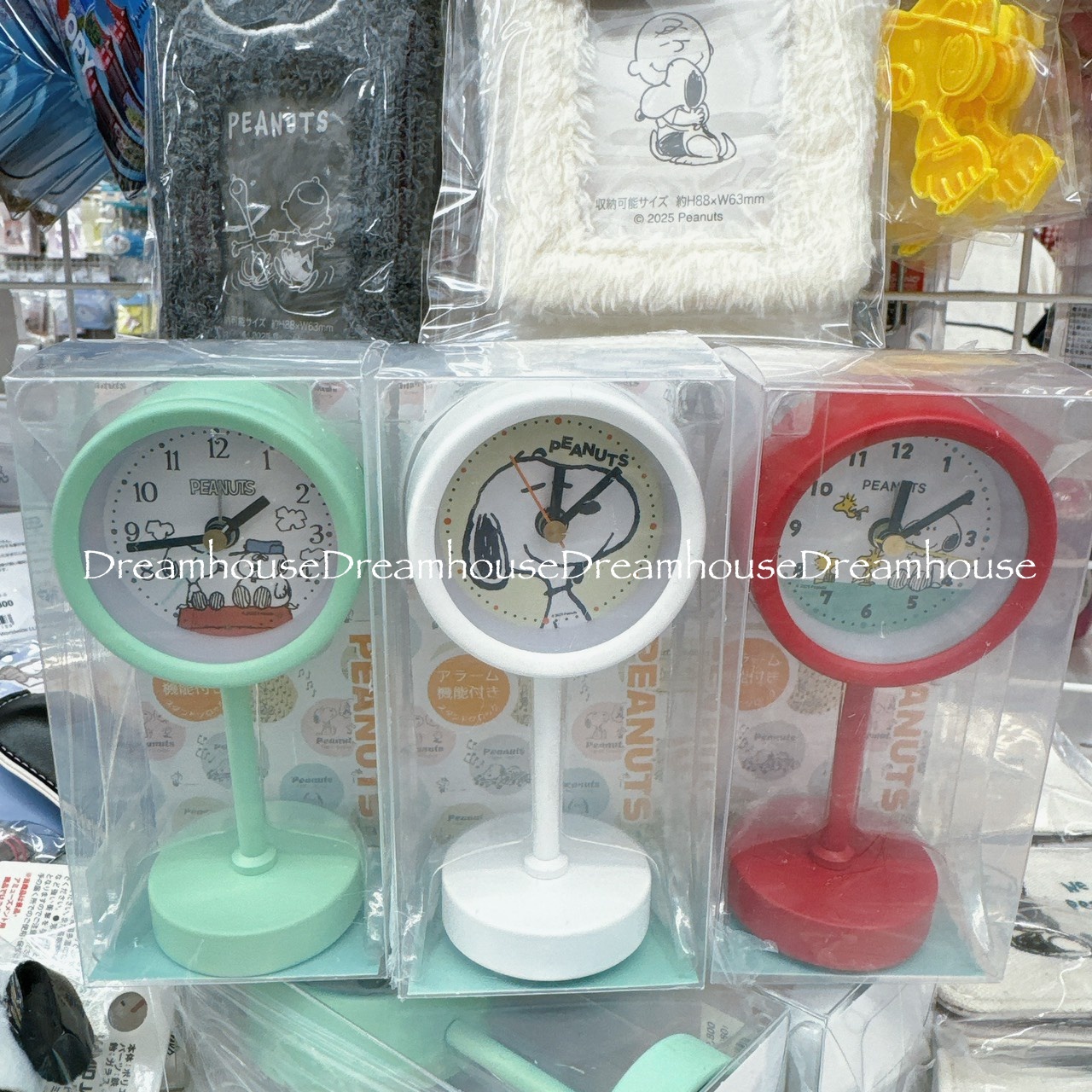 PEANUTS snoopy 史努比 奧拉夫 糊塗塔克 桌上時鐘 桌鐘 鬧鐘 桌上立鐘 擺飾