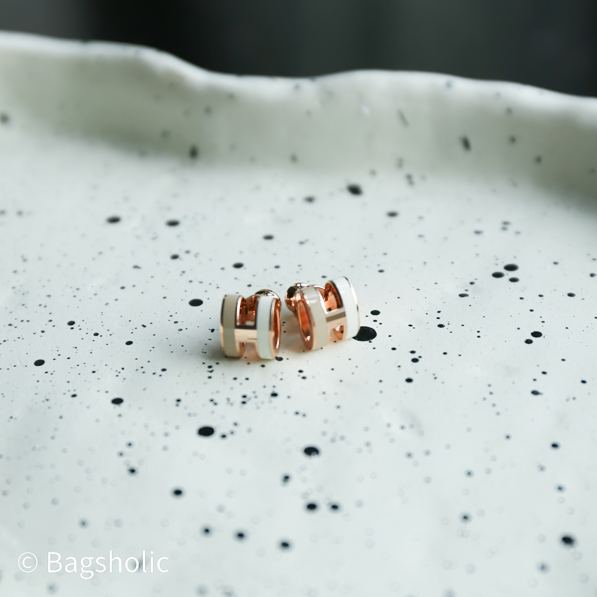 Hermes PopH mini Earrings RGHW