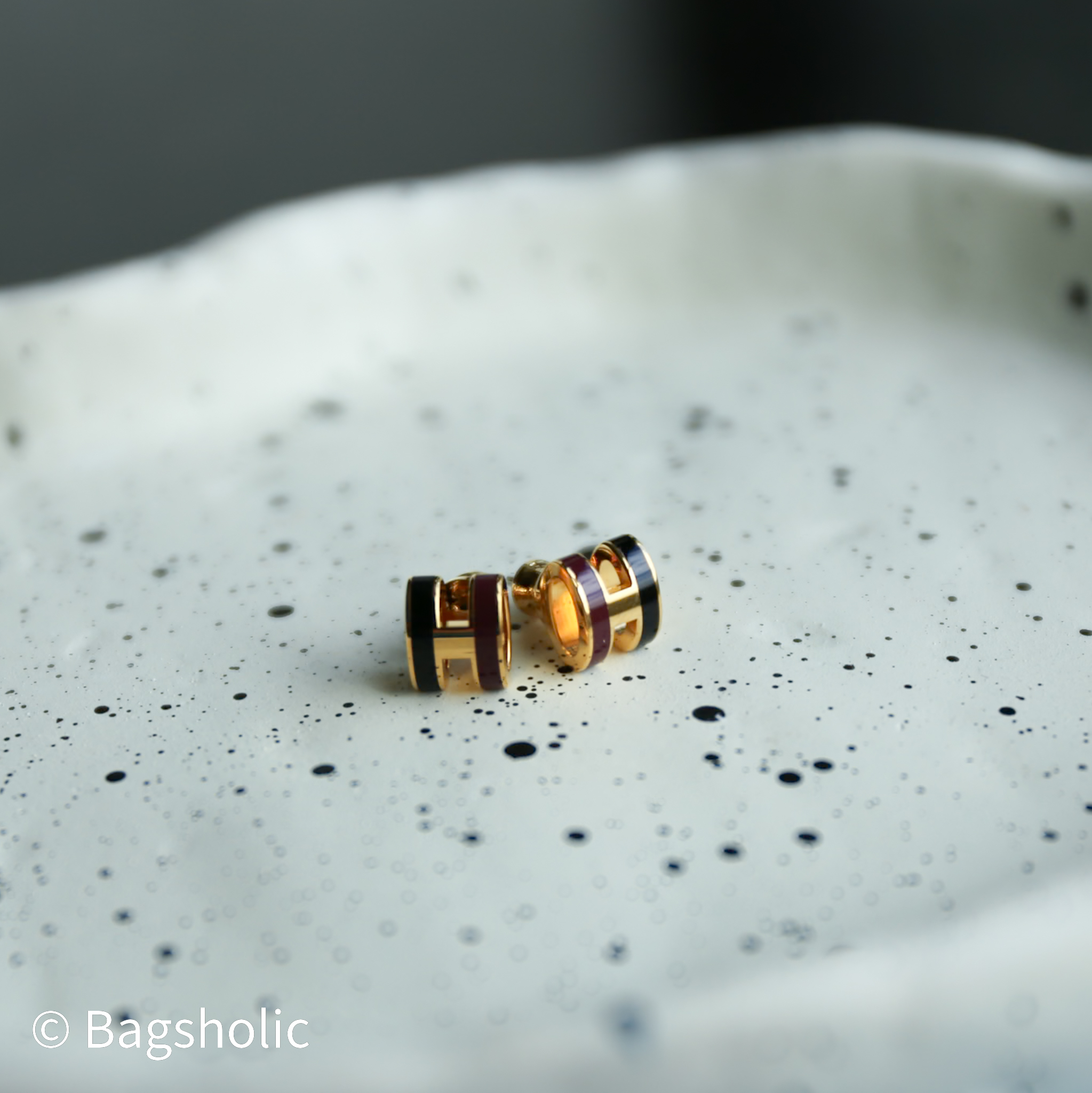 Hermes PopH mini Earrings GHW