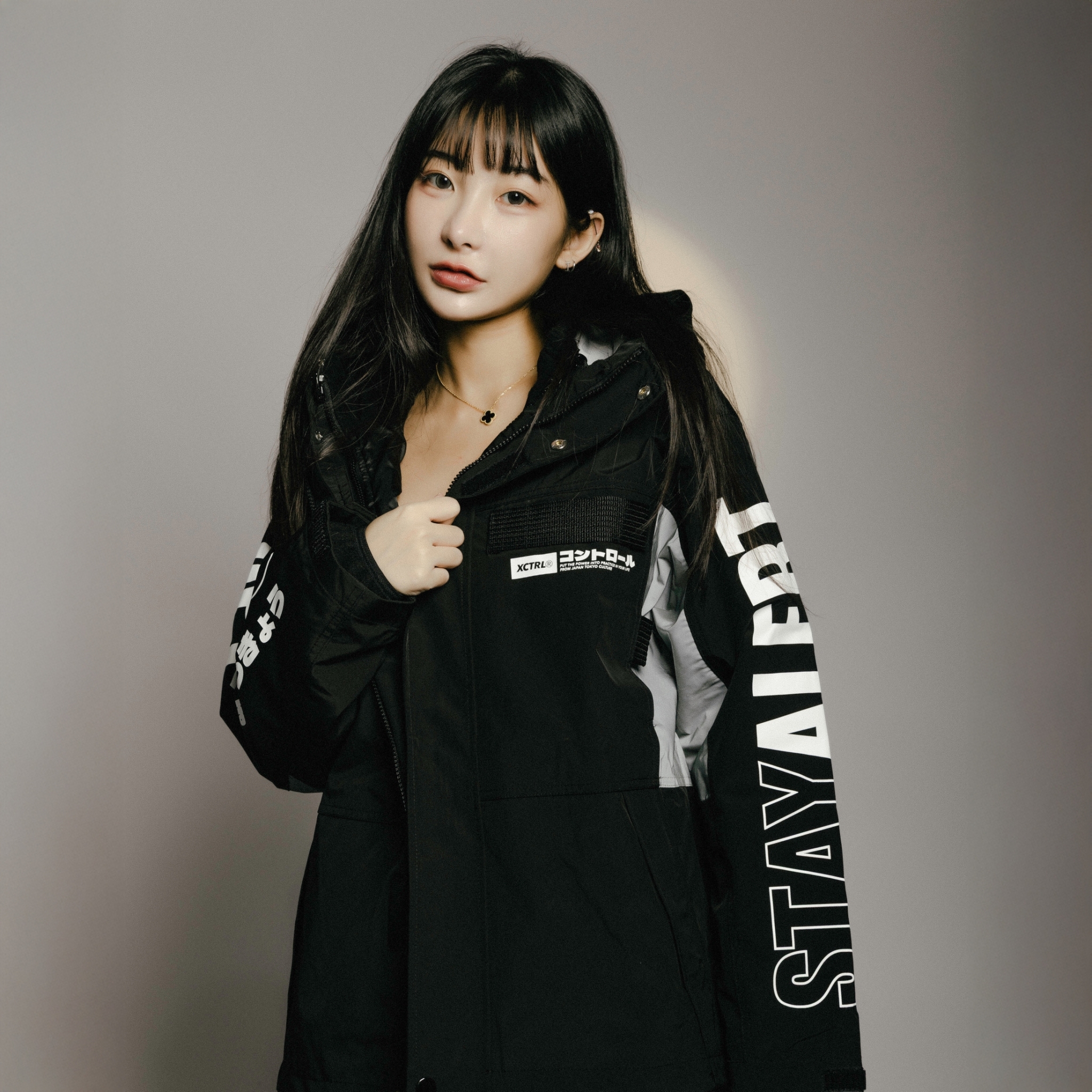 XCTRL 東京警戒兩件式工裝外套-黑