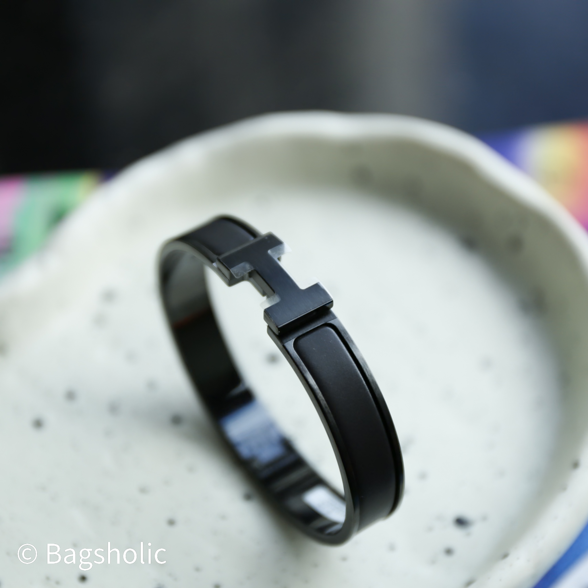 Hermes Clic H bracelet (All Black)