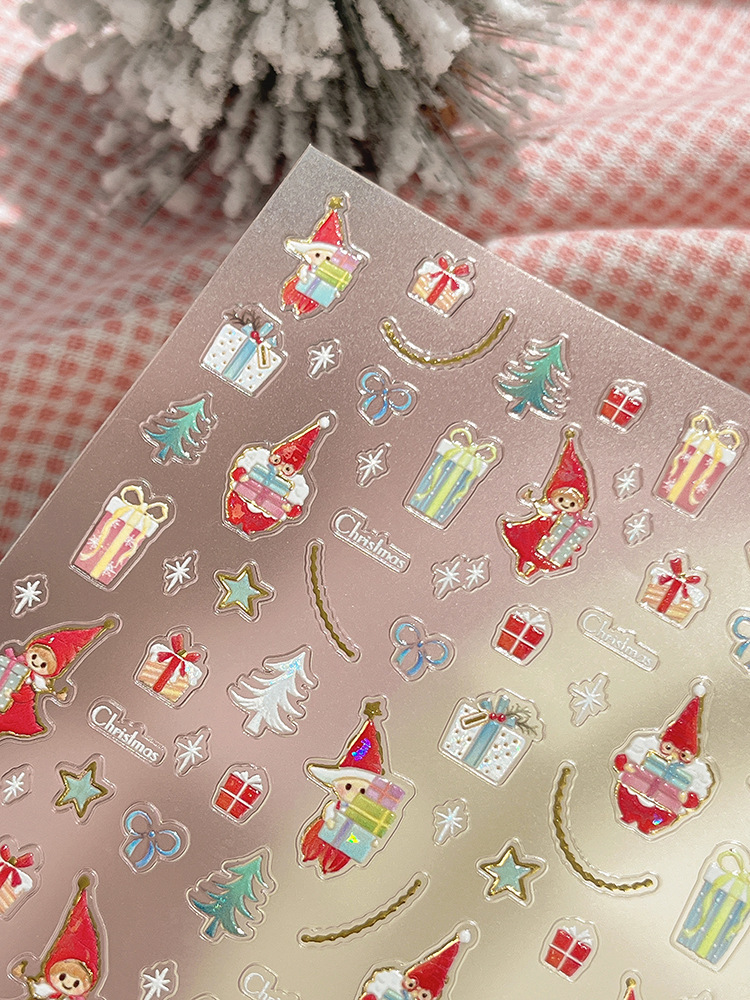 聖誕美甲貼紙