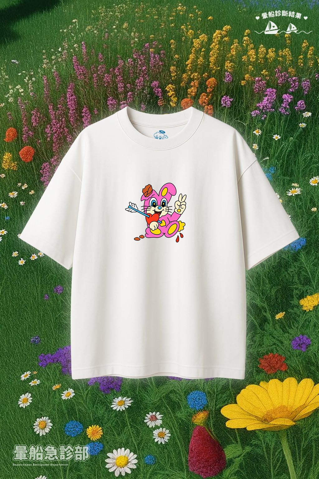 ✮暈船急診部⋆☾⋆⁺₊ - 短TEE - 委屈小兔擠🐇🐇