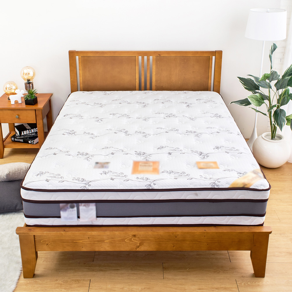 皇家頂級天絲乳膠四線獨立筒床墊