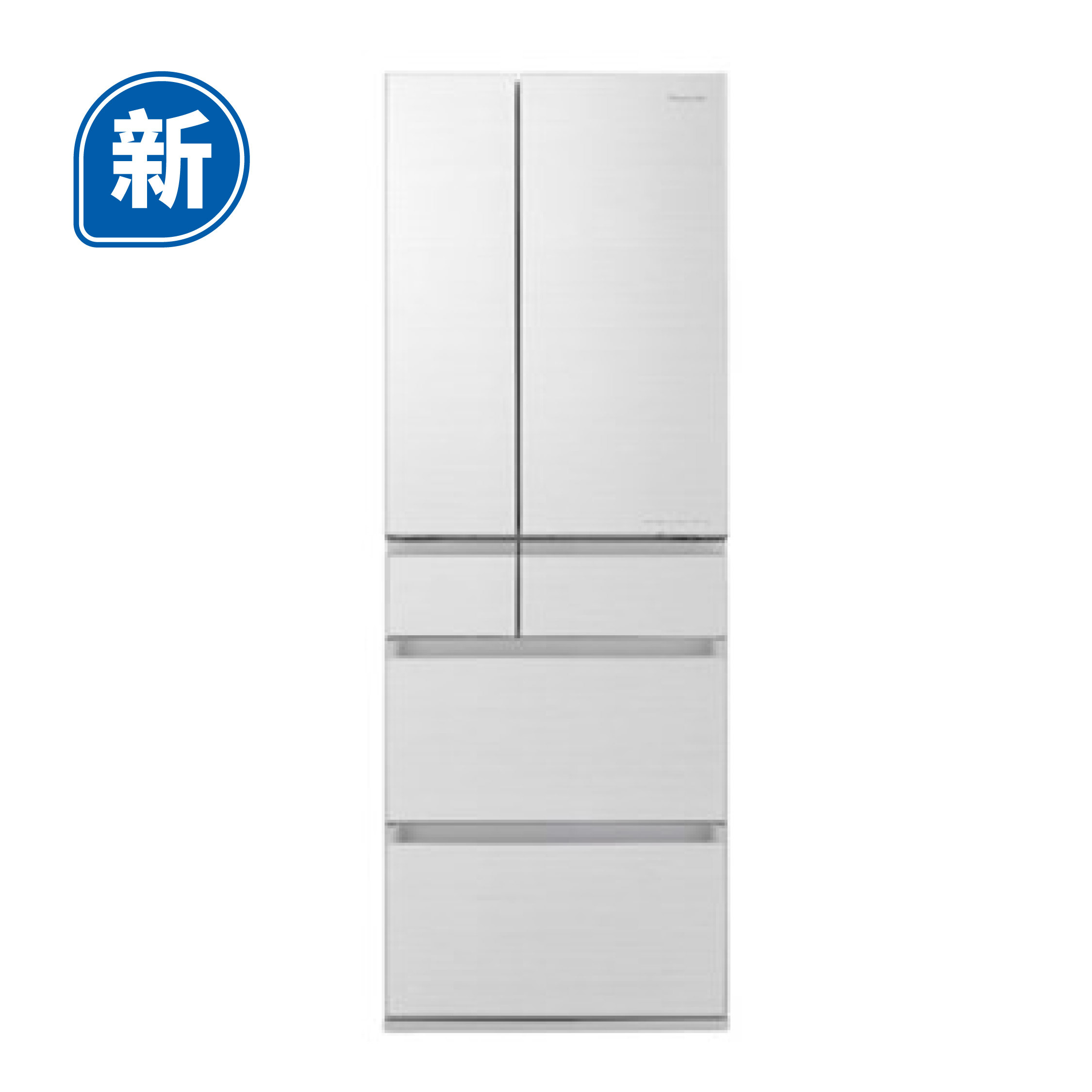 Panasonic 樂聲牌 NR-F507HX-WA ECONAVI 智慧節能六門雪櫃 (閃亮白)