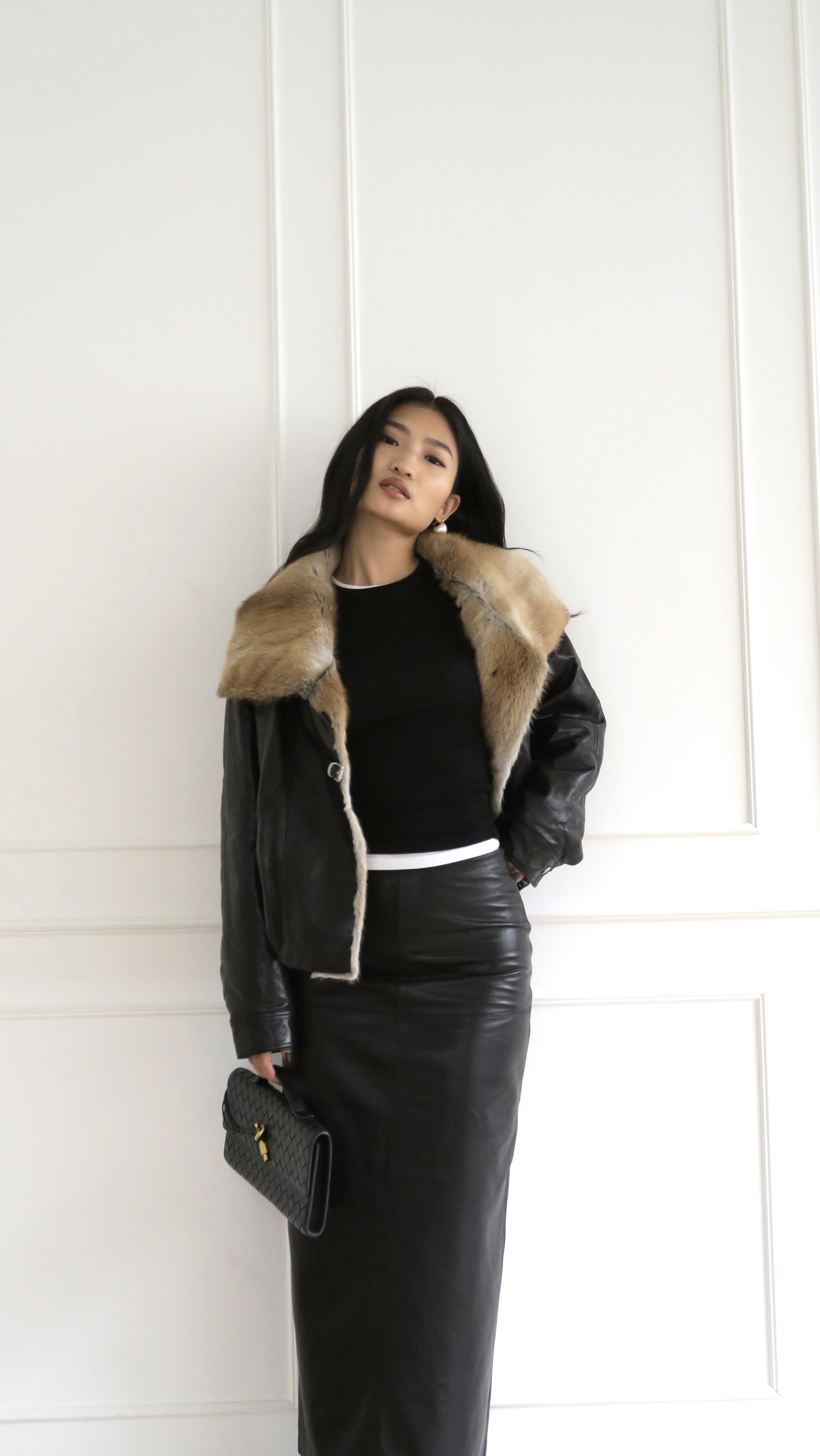 撞色拼接套裙-單上衣