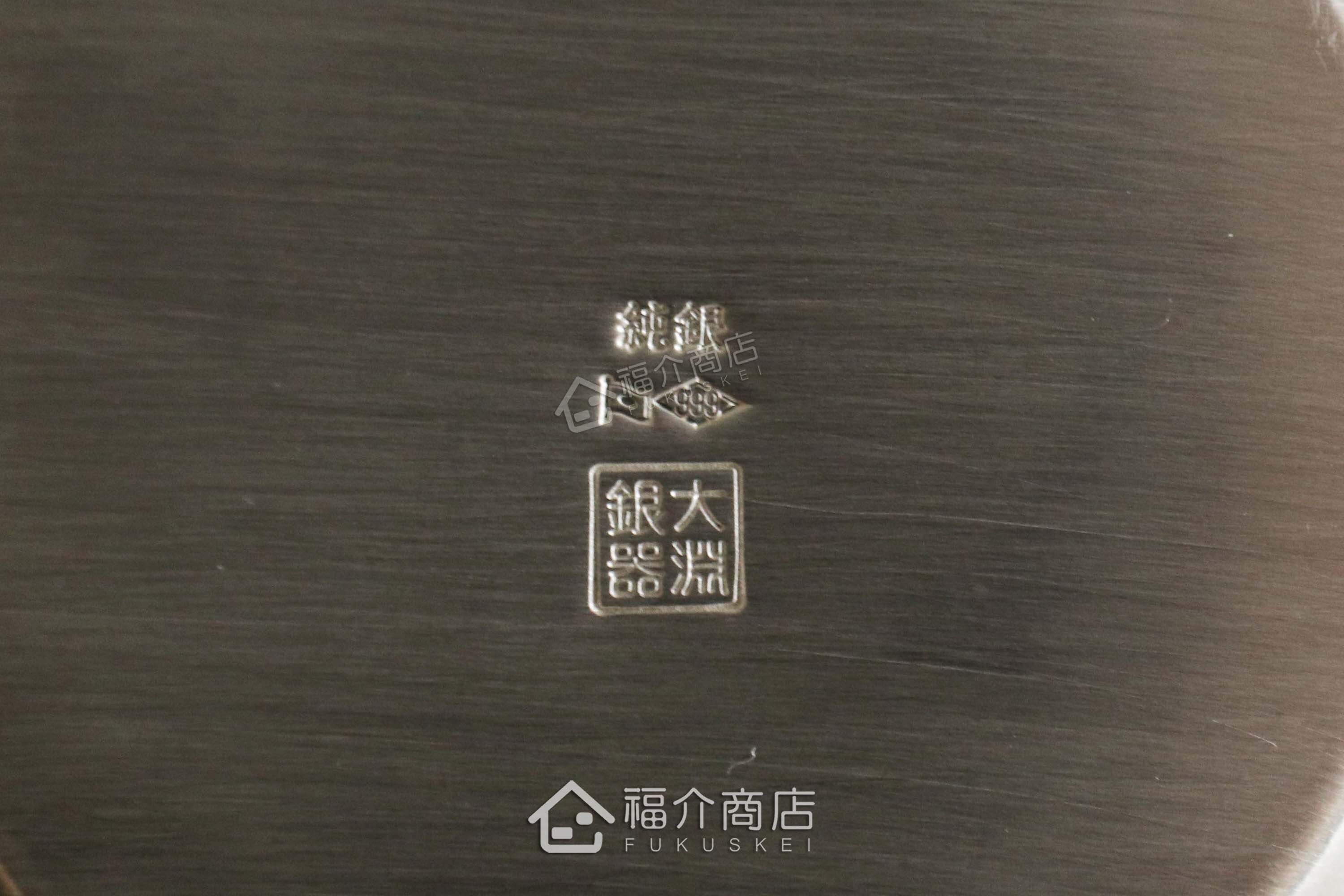 純銀盃 福介商店｜【大淵銀器】丸型純銀急須0.3L